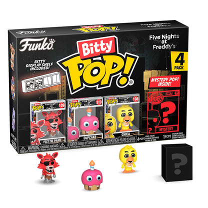 Imagen 2 de Blister 4 Figuras Bitty Pop Five Nights At Freddys Foxy