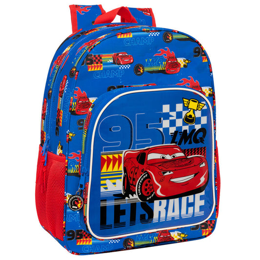 Imagen 1 de Mochila Race Ready Cars Disney 42Cm Adaptable