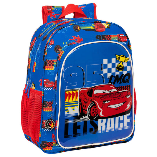 Imagen 1 de Mochila Race Ready Cars Disney 38Cm Adaptable