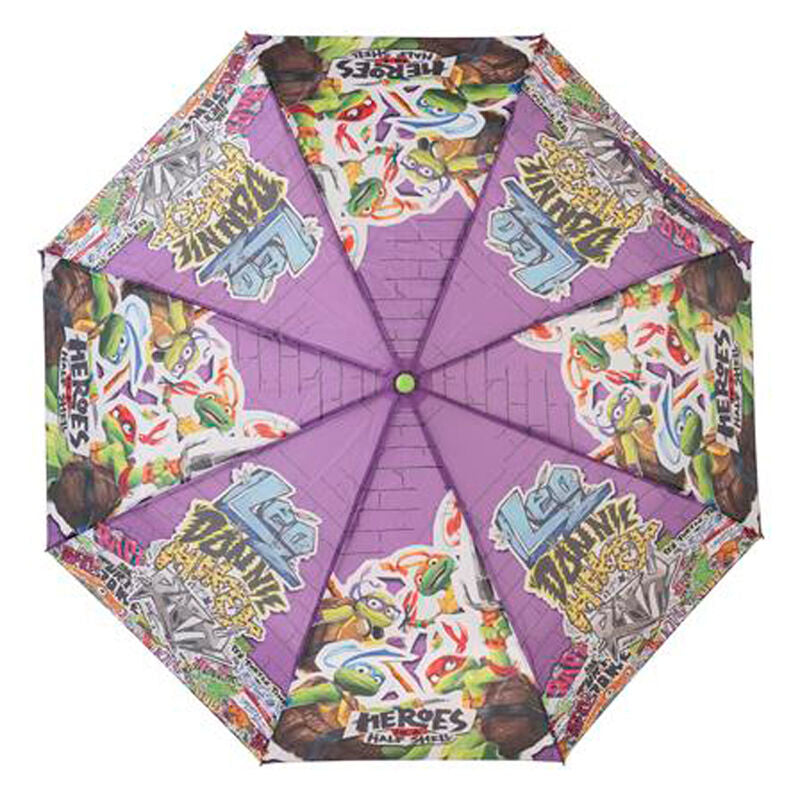 Imagen 2 - Paraguas Plegable Manual Tortugas Ninja 48Cm