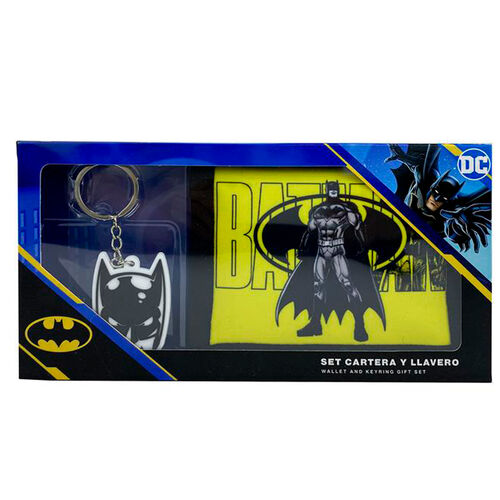 Imagen 1 de Set Cartera + Llavero Batman Dc Comics