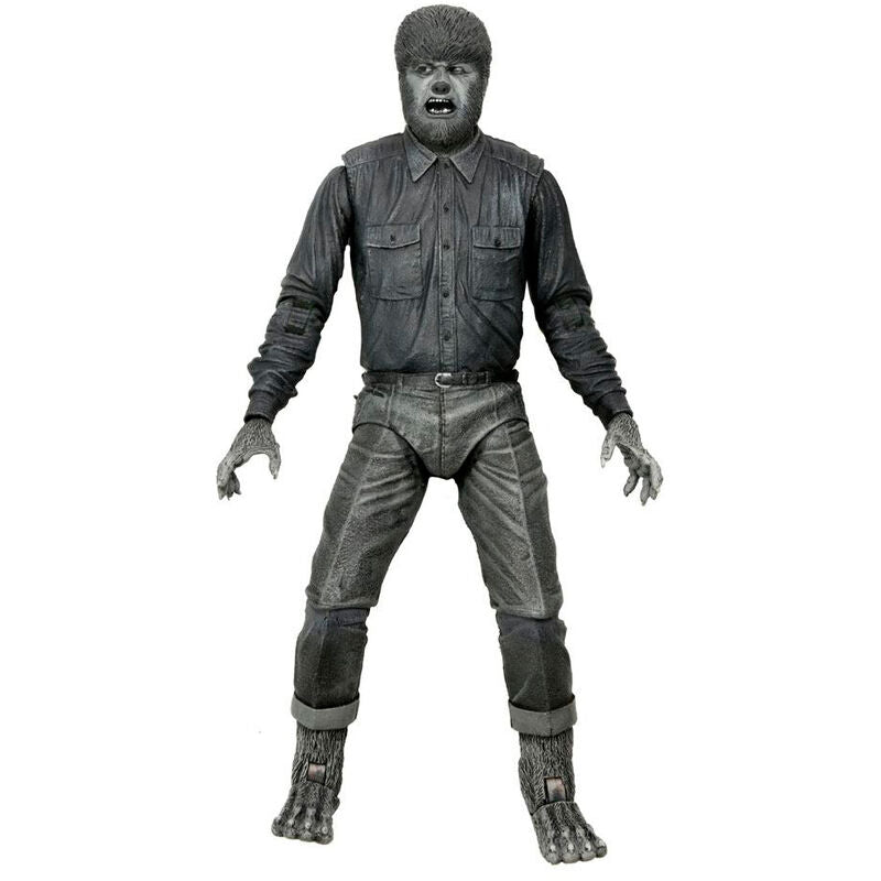Imagen 1 - Figura Ultimate Wolf Man Black &#38; White Universal Monsters 18Cm
