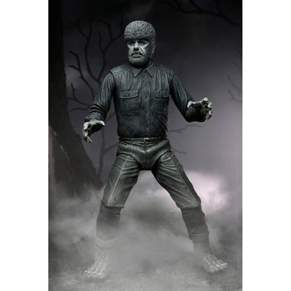 Imagen 2 - Figura Ultimate Wolf Man Black & White Universal Monsters 18Cm
