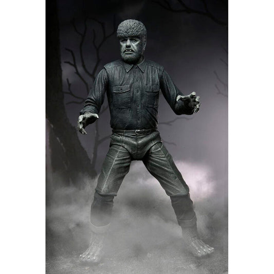 Imagen 2 - Figura Ultimate Wolf Man Black & White Universal Monsters 18Cm