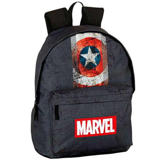 Imagen 1 de Mochila Ordernador Heritage Capitan America Marvel Adaptable 42Cm