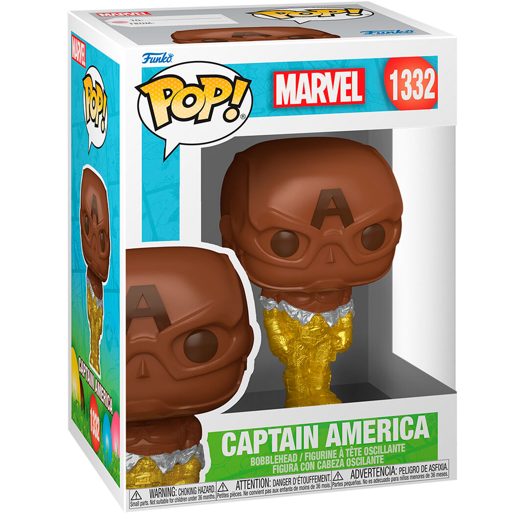 Imagen de Figura Pop Marvel Capitan America parte de nuestra colección en Espadas y más, sitio oficial.