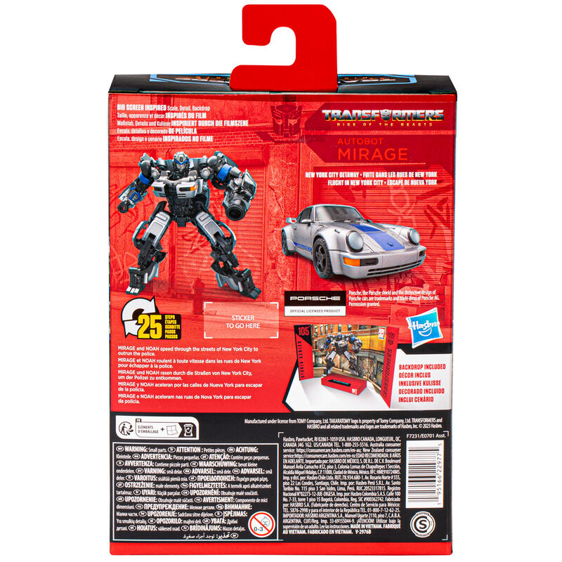 Imagen 4 - Figura Autobot Mirage Rise Of The Beasts Transformers 11Cm