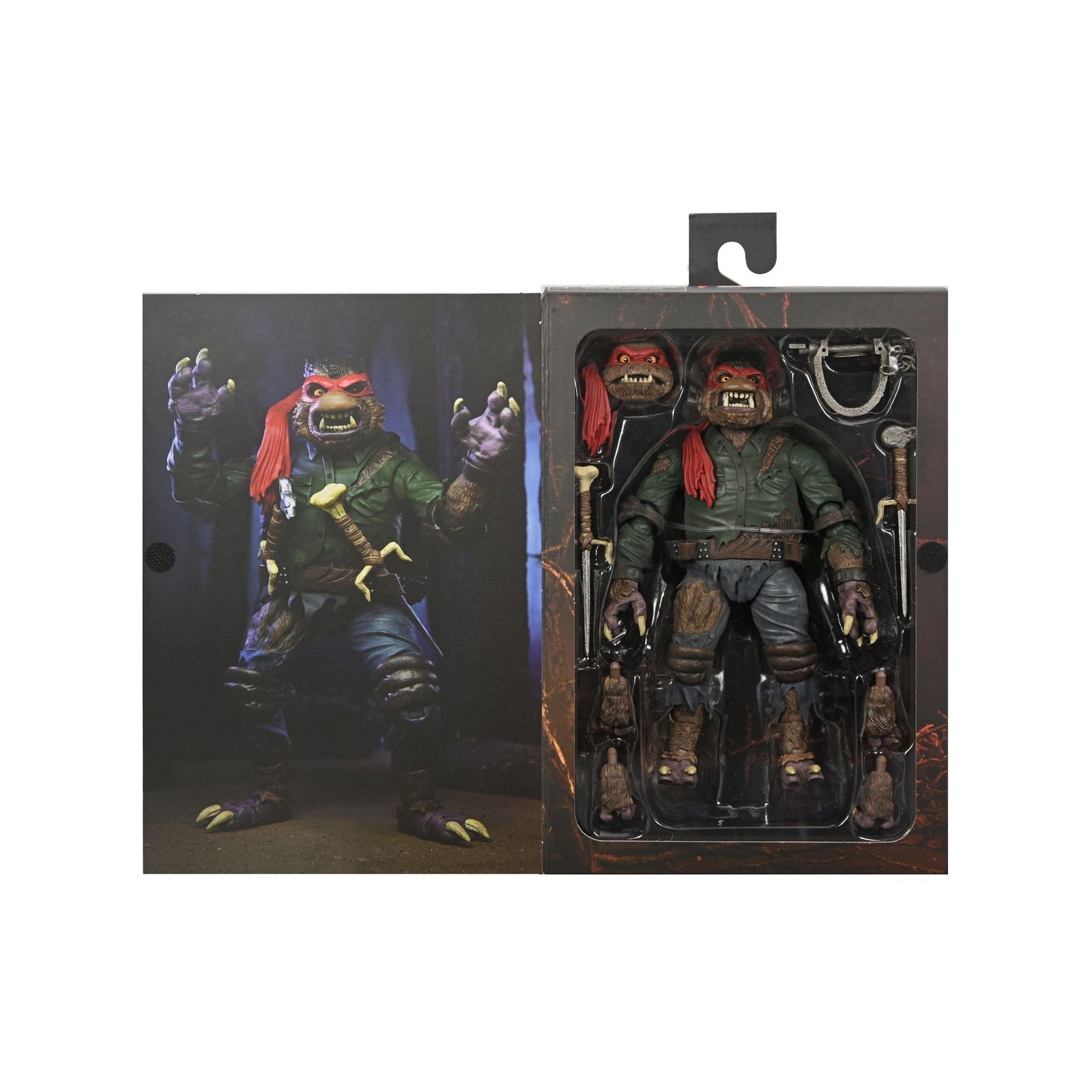 Imagen 1 - Figura Ultimate Raphael As The Wolfman Universal Monsters Tortugas Ninja 18Cm