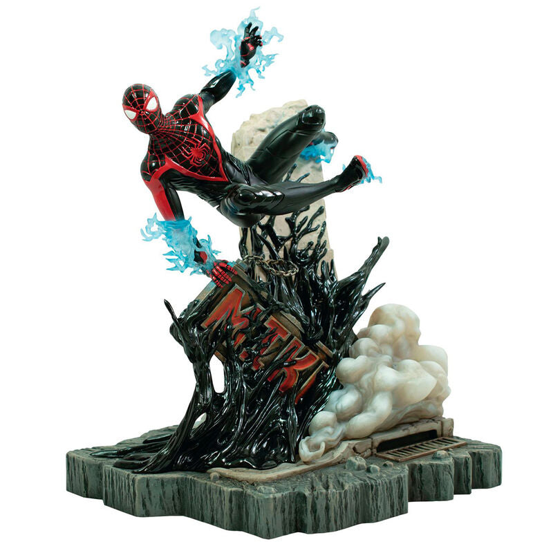 Imagen 1 - Figura Spiderman Miles Morales Marvel Select 25Cm