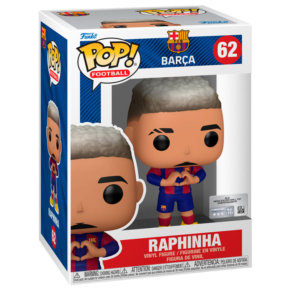 Imagen 2 - Figura Pop Football Fc Barcelona Raphinha