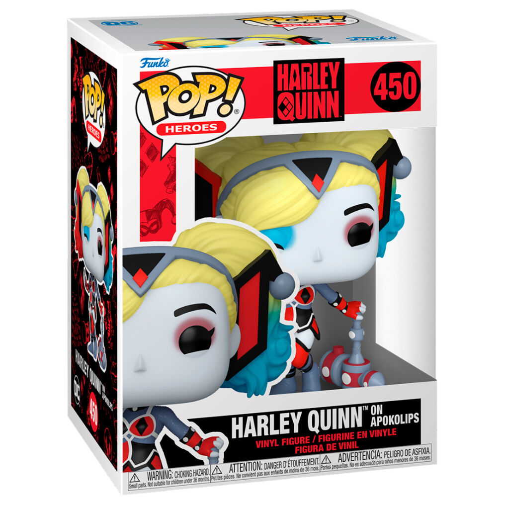 Imagen de Figura Pop Dc Comics Harley Quinn Apokolips parte de nuestra colección en Espadas y más, sitio oficial.