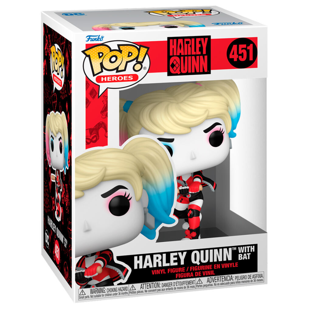 Imagen 2 de Figura Pop Dc Comics Harley Quinn With Bat