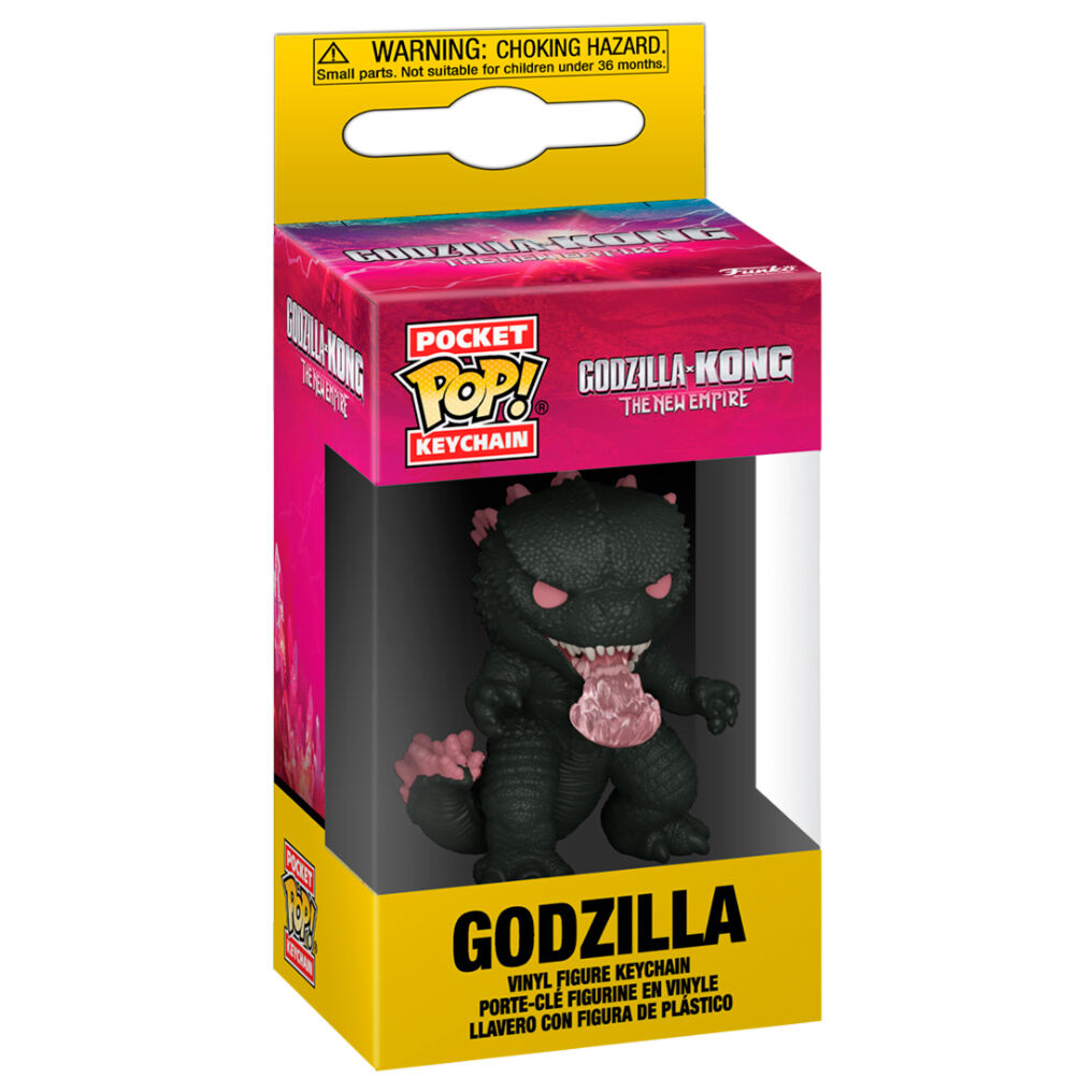 Imagen 2 - Llavero Pocket Pop Godzilla Y Kong El Nuevo Imperio Godzilla