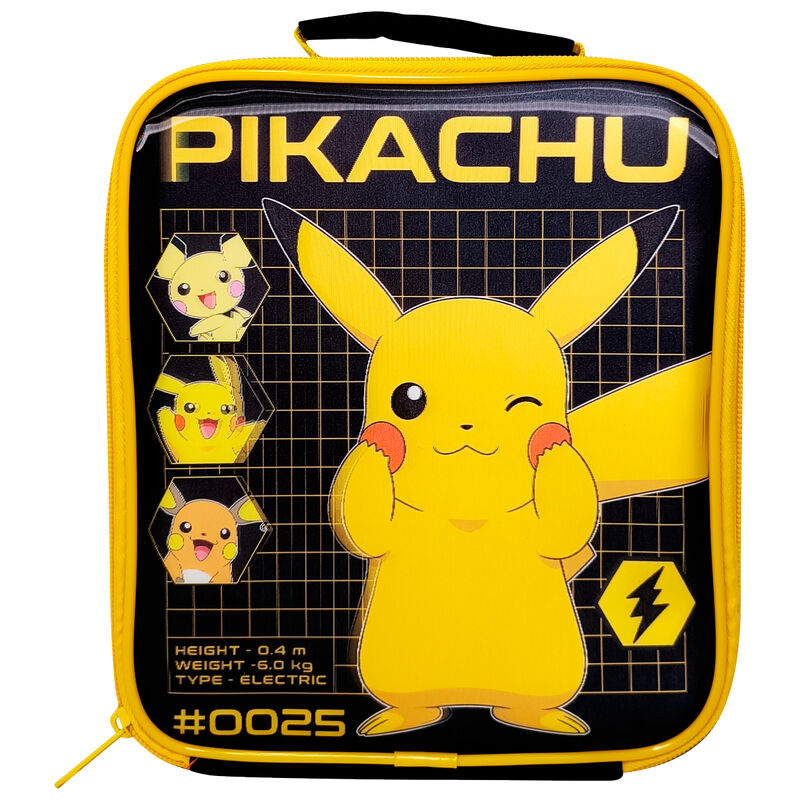 Imagen 1 de Bolsa Portameriendas Lenticular Pikachu Pokemon Termica