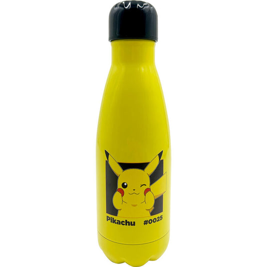 Imagen 1 de Botella Acero Inoxidable Pikachu Pokemon 500Ml