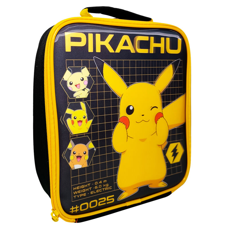 Imagen 2 de Bolsa Portameriendas Lenticular Pikachu Pokemon Termica