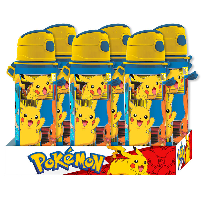 Imagen 2 de Cantimplora Aluminio Pokemon 600Ml Surtido