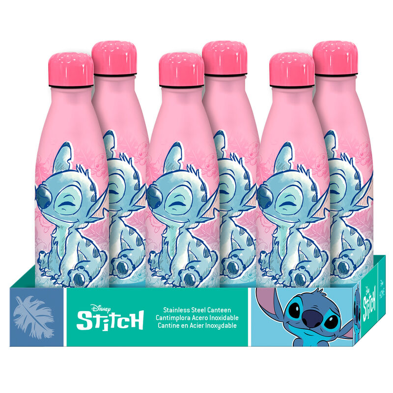 Imagen 2 de Botella Acero Inoxidable Stitch Disney 500Ml