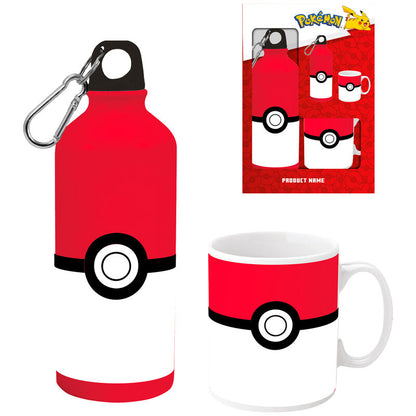 Imagen 3 de Set Cantimplora Aluminio + Taza Ceramica Pokemon