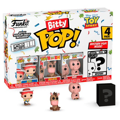 Imagen 1 de Blister 4 Figuras Bitty Pop Disney Toy Story Jessie