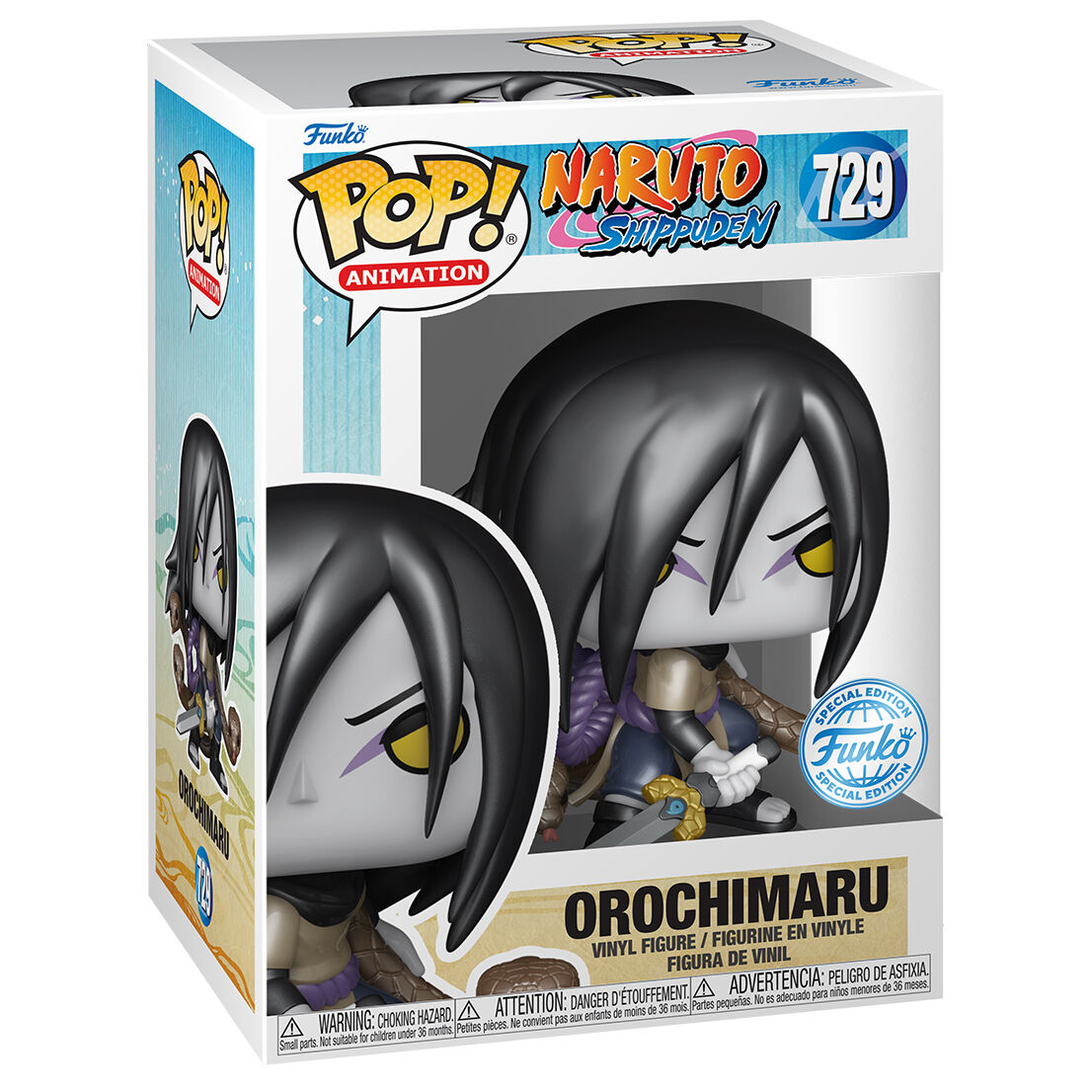 Set figura POP & Tee Naruto Shippuden Orochimaru