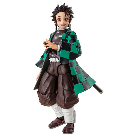 Imagen 1 de Figura S.H Figuarts Tanjiro Kamado Demon Slayer Kimetsu No Yaiba 14Cm