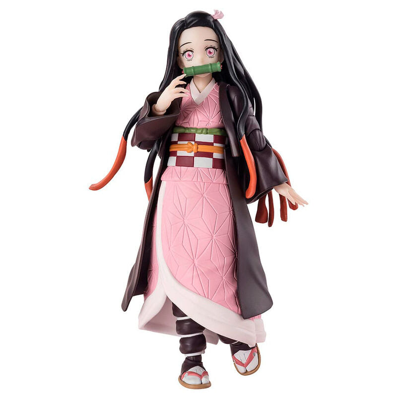 Imagen 1 - Figura S.h Figuarts Nezuko Kamado Demon Slayer Kimetsu No Yaiba 13Cm