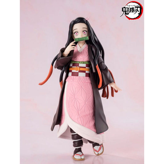 Imagen 2 - Figura S.h Figuarts Nezuko Kamado Demon Slayer Kimetsu No Yaiba 13Cm