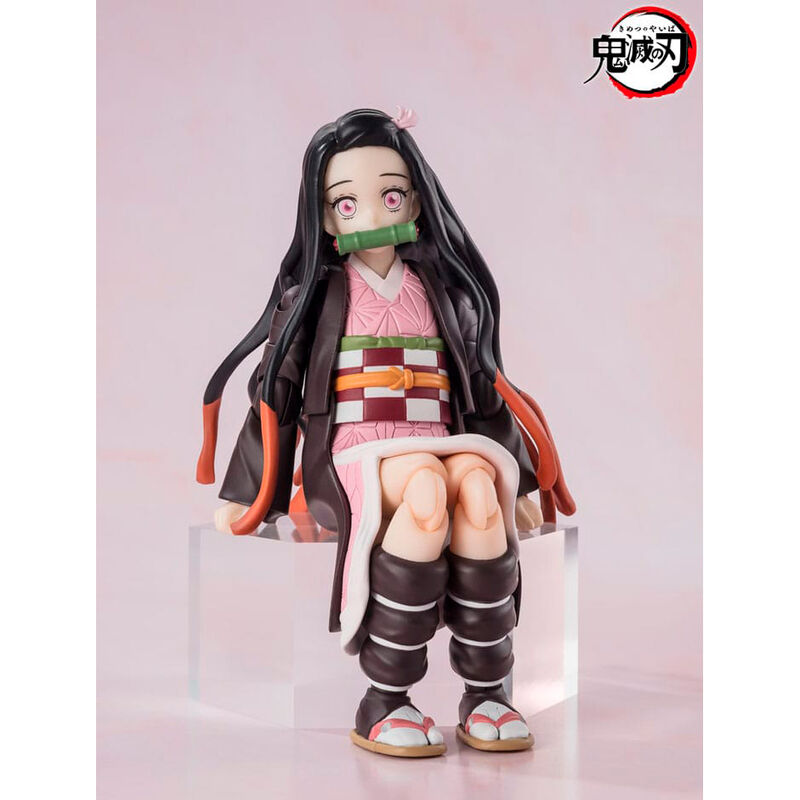 Imagen 3 de Figura S.H Figuarts Nezuko Kamado Demon Slayer Kimetsu No Yaiba 13Cm