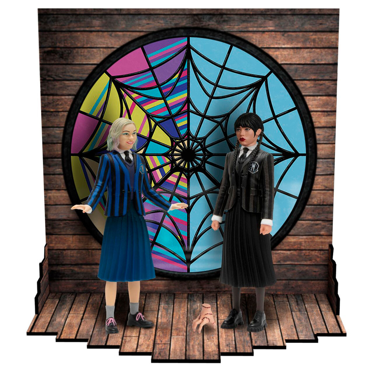 Imagen 1 - Set 2 Figuras Miercoles & Enid Miercoles 9,5Cm