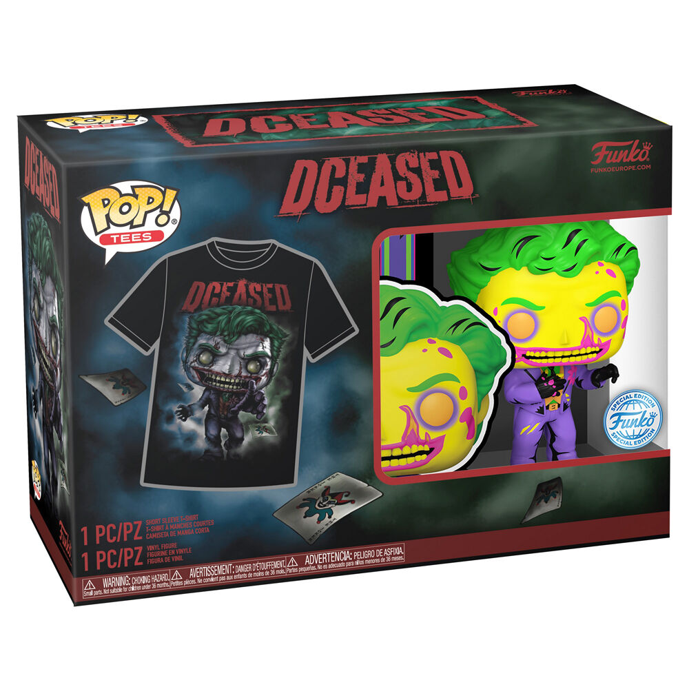 Imagen 2 - Set Figura Pop & Tee Dc Comics Joker
