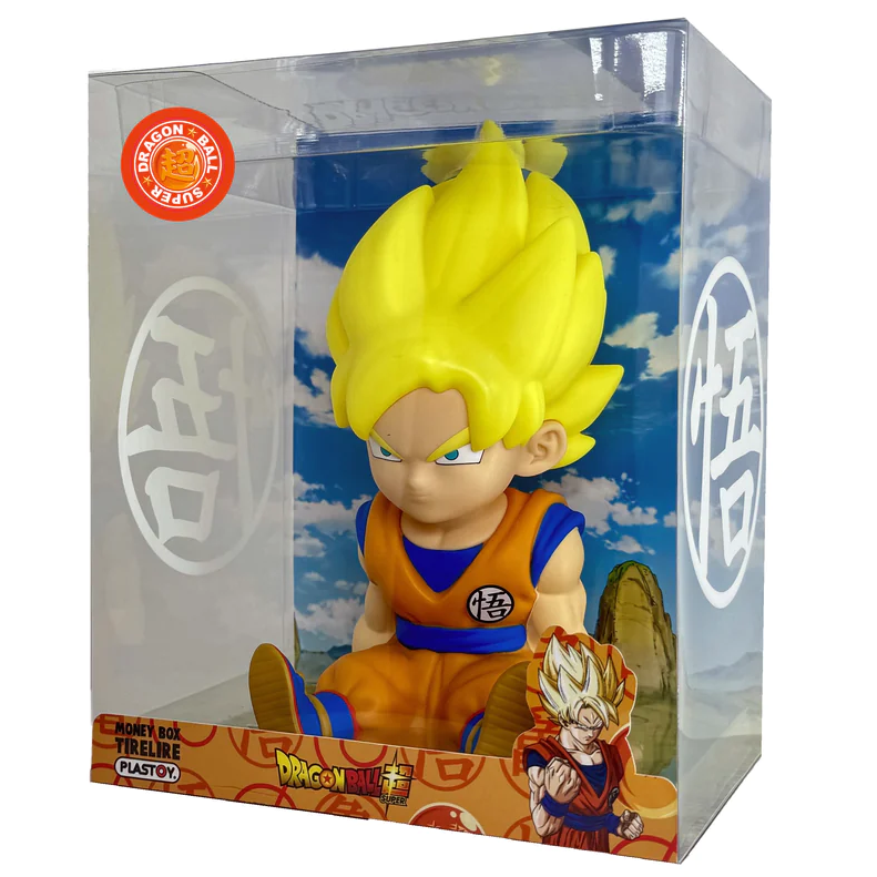 Imagen 2 - Figura Hucha Son Goku Super Saiyan Dragon Ball Super 15Cm