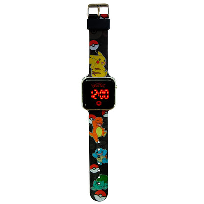 Imagen de Reloj Led Pokemon parte de nuestra colección en Espadas y más, sitio oficial.
