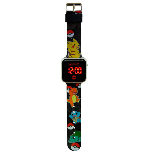 Imagen de Reloj Led Pokemon parte de nuestra colección en Espadas y más, sitio oficial.
