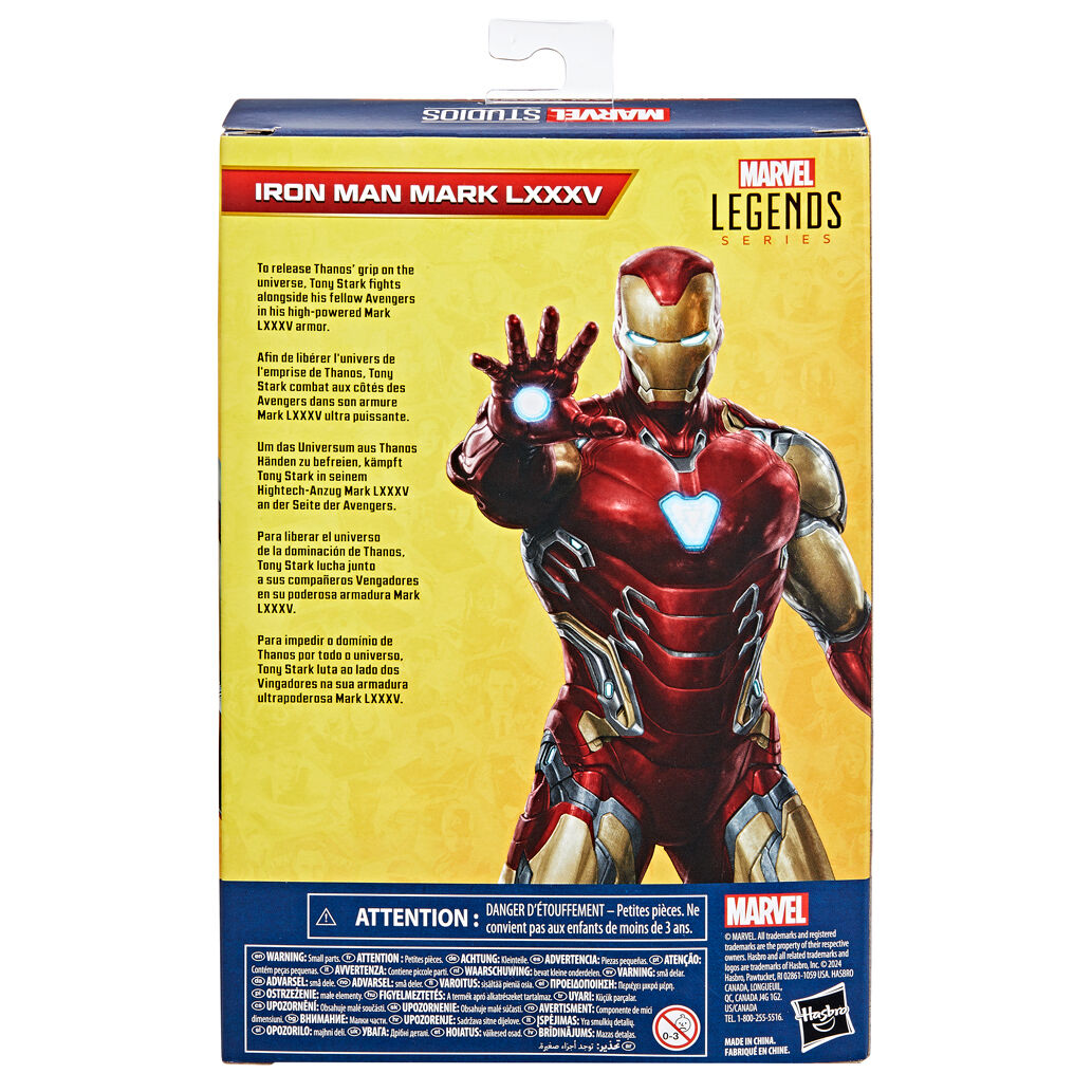 Imagen 5 de Figura Iron Man Mark Lxxxv Legends Series Marvel 15Cm