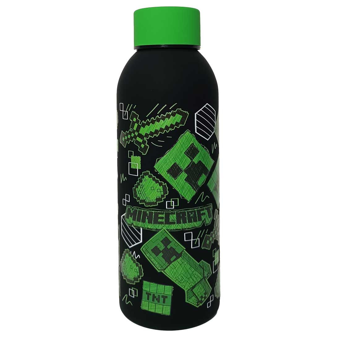 Imagen 1 de Botella Acero Inoxidable Minecraft 500Ml