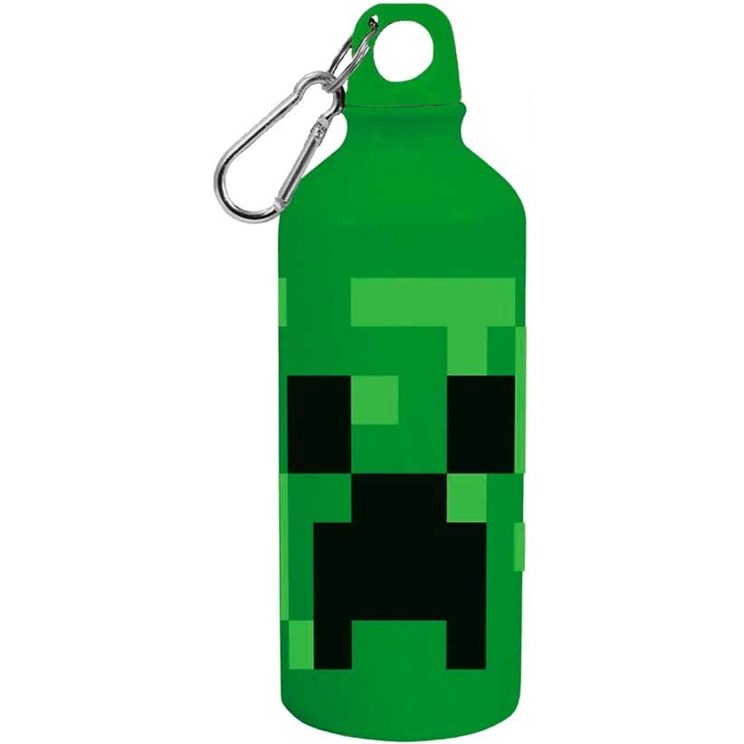 Imagen 3 de Cantimplora Aluminio + Taza Minecraft 500Ml