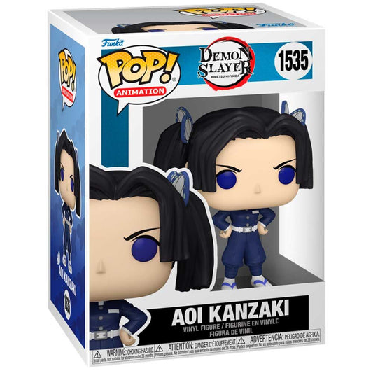Imagen de Figura Pop Demon Slayer Kimetsu No Yaiba Aoi Kanzaki parte de nuestra colección en Espadas y más, sitio oficial.