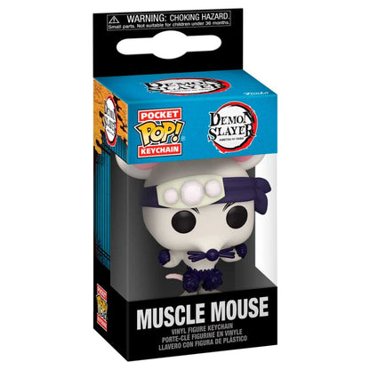 Imagen 2 de Llavero Pocket Pop Demon Slayer Kimetsu No Yaiba Muscle Mouse