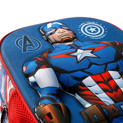 Imagen 5 de Mochila 3D First Capitan America Marvel 31Cm