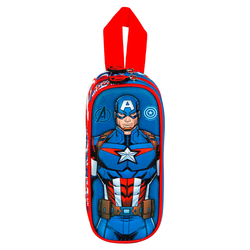 Imagen 1 de Portatodo 3D First Capitan America Marvel Double