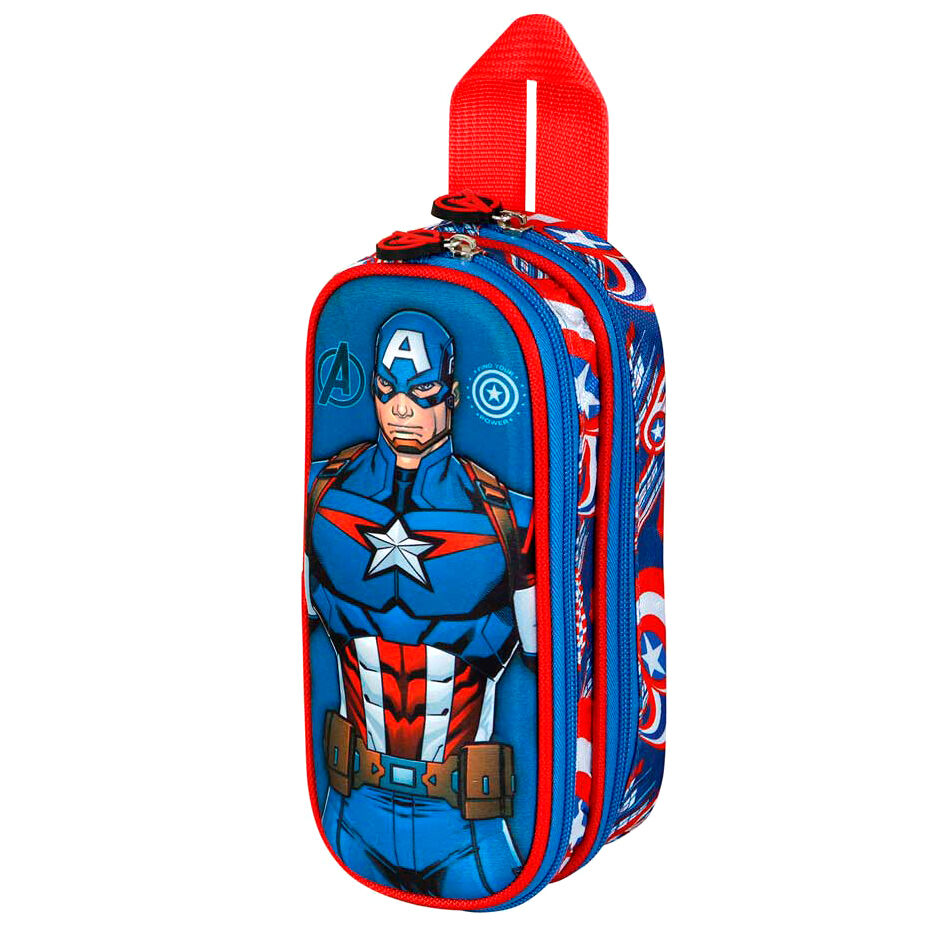 Imagen 3 de Portatodo 3D First Capitan America Marvel Double