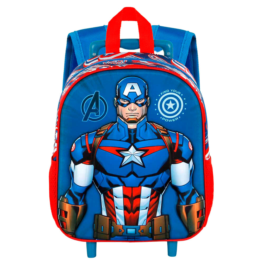 Imagen 3 de Trolley 3D First Capitan America Marvel 31Cm