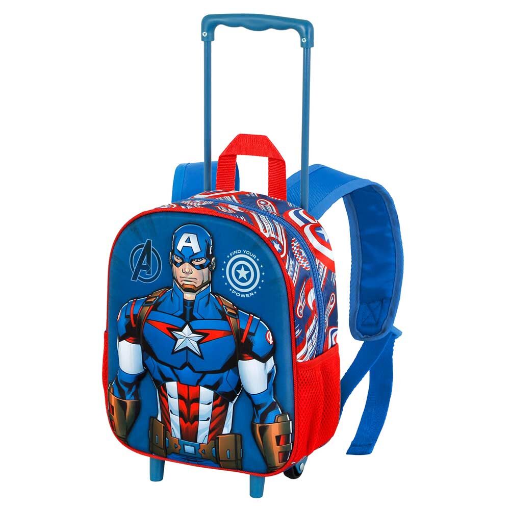 Imagen 1 de Trolley 3D First Capitan America Marvel 31Cm