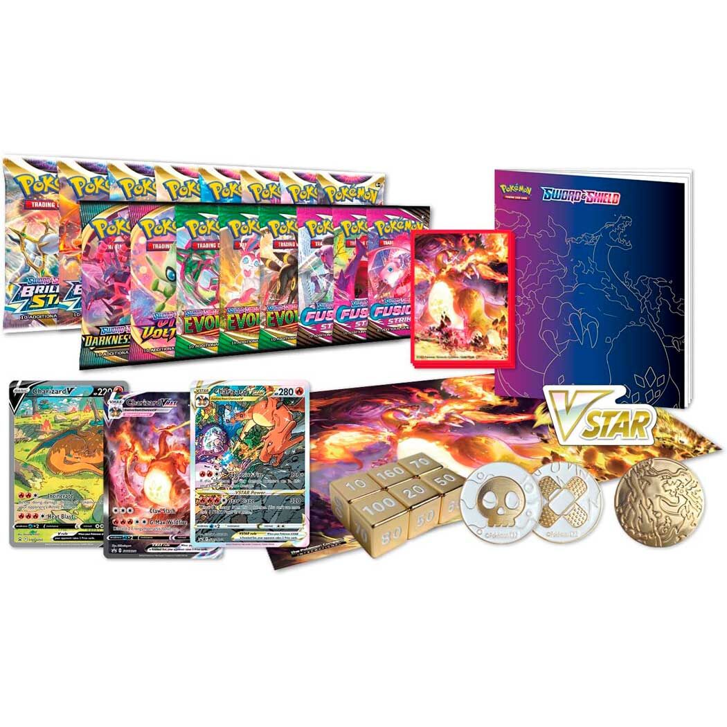 Imagen 7 de Estuche Juego Cartas Coleccionables Ultra Premium Collection Charizard Pokemon Ingles