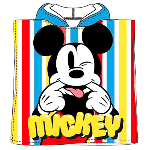 Imagen 1 de Poncho Toalla Mickey Disney Microfibra