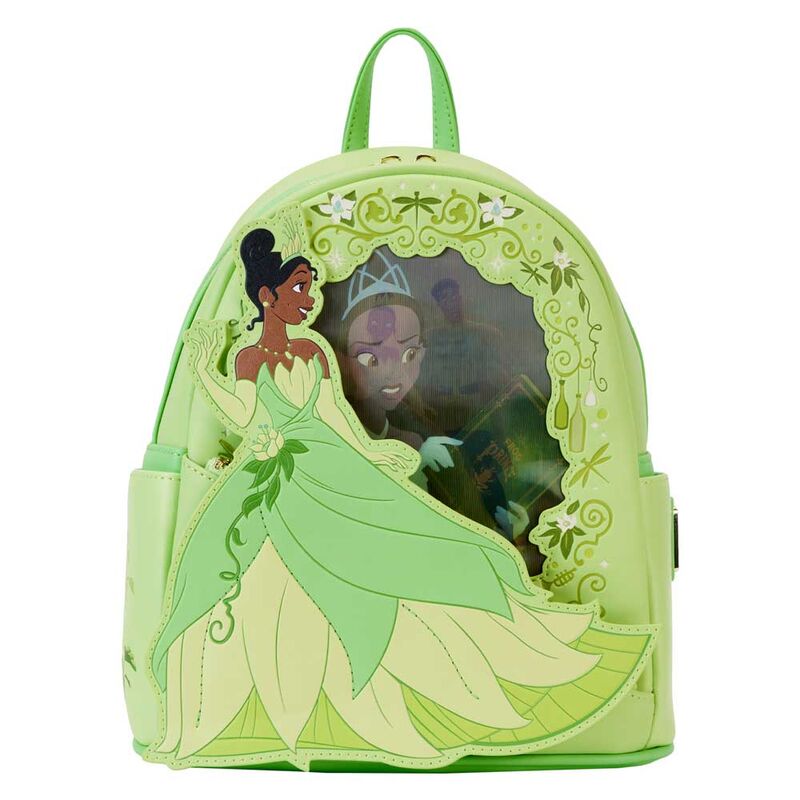 Imagen 1 de Mochila Lenticular Tiana Y El Sapo Disney Loungefly 26Cm