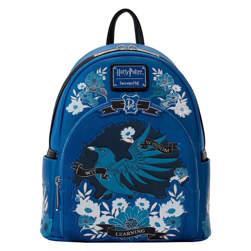 Imagen 1 de Mochila Ravenclaw House Floral Harry Potter Loungefly 26Cm