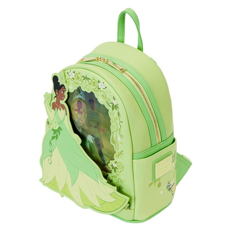 Imagen 3 de Mochila Lenticular Tiana Y El Sapo Disney Loungefly 26Cm