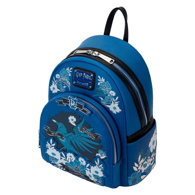 Imagen 3 de Mochila Ravenclaw House Floral Harry Potter Loungefly 26Cm